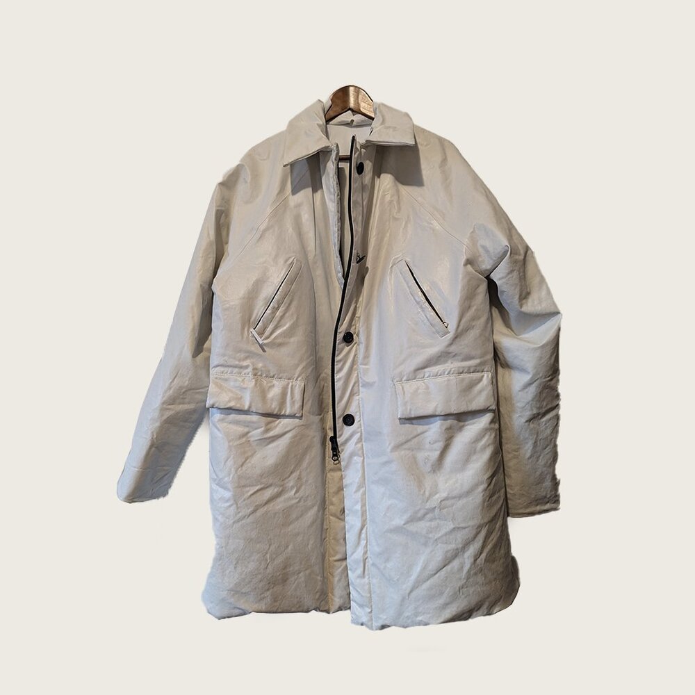 KASSL EDITIONS - Oversized unisex off white puffer coat - Sz M